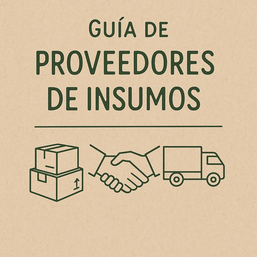Bono 4 - Guía de Proveedores de Insumos